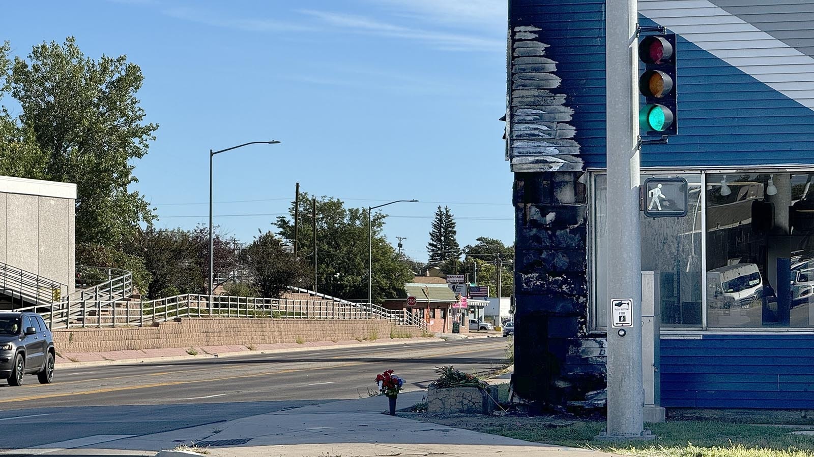 Two motorcyclists have been killed in the past three weeks after crashing into the same Cheyenne building, at right. In both cases, Cheyenne police reports the drivers were speeding.