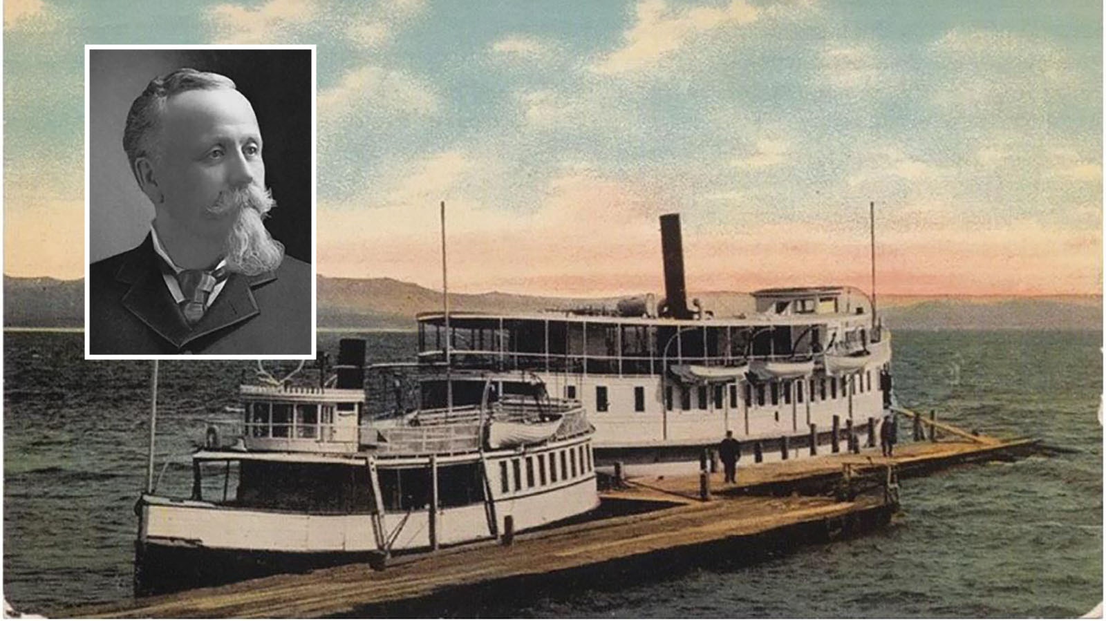 E.C. Waters fleeced rich Yellowstone visitors by price-gouging them for trips across Yellowstone Lake on one of his ships.