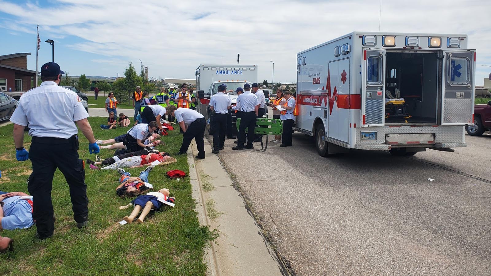 Mass-casualty training for volunteers sponsored by Campbell County Health in August in preparation for the Pathfinders Camporee in Gillette.