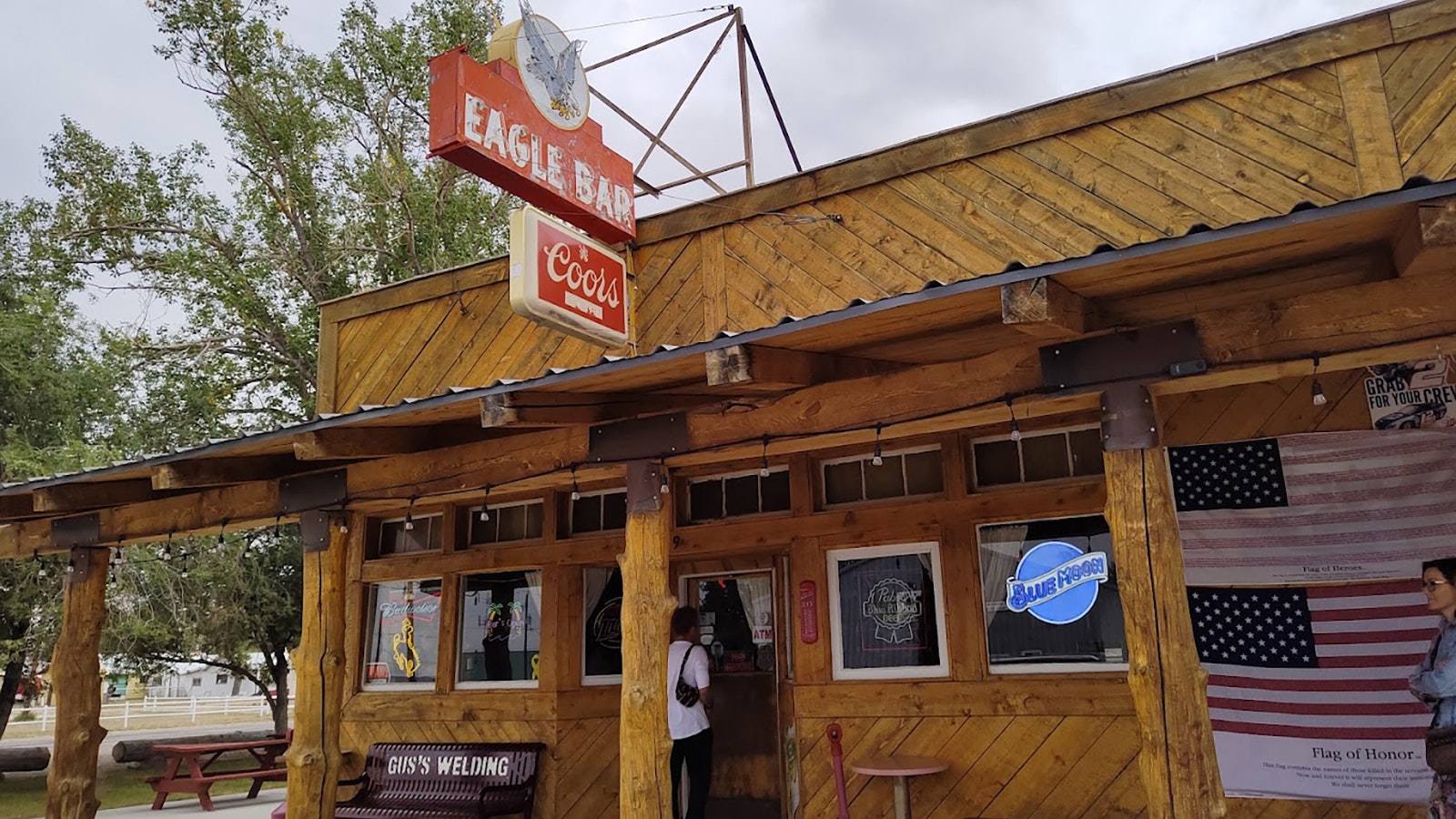 The Eagle Bar in La Barge, Wyoming, celebrates 100 years in business Saturday.