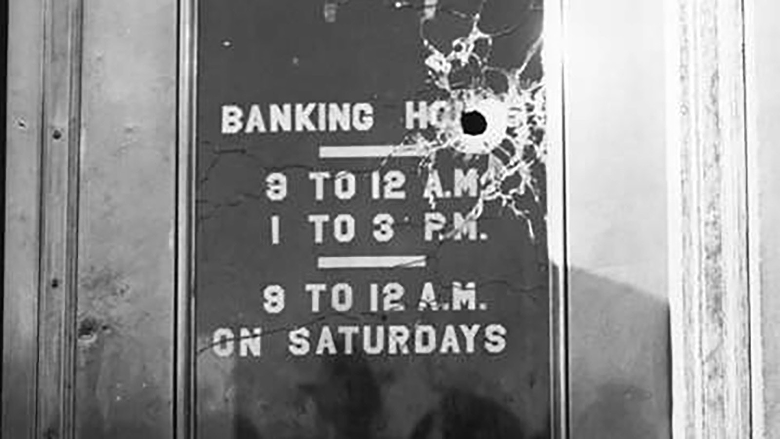 People in Powell started shooting at Earl Durand after he left the First National Bank with hostages. The bank teller was killed and Durand wounded. He crawled back into the bank and shot himself.