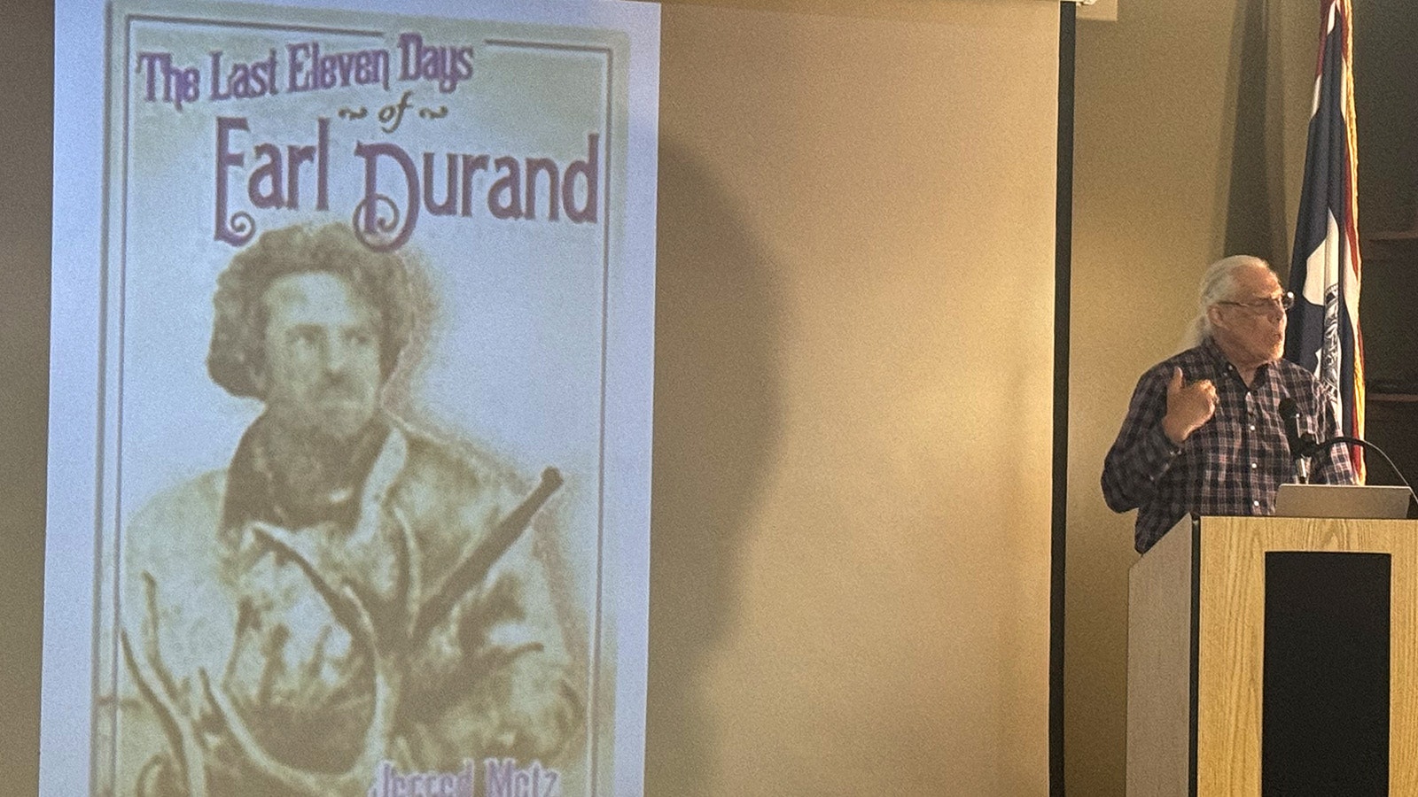 Jerred Metz discusses Earl Durand's actions after killing two law enforcement officers in his family's driveway in March 1939.