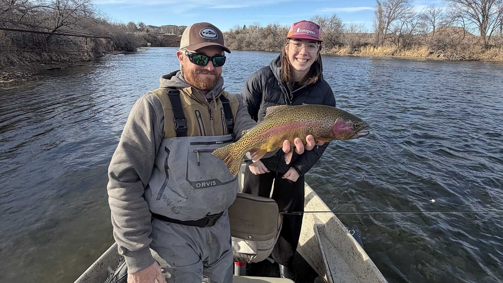 Float fishing on the Big Horn River never really stopped this winter, and the spring angling rush has already started.