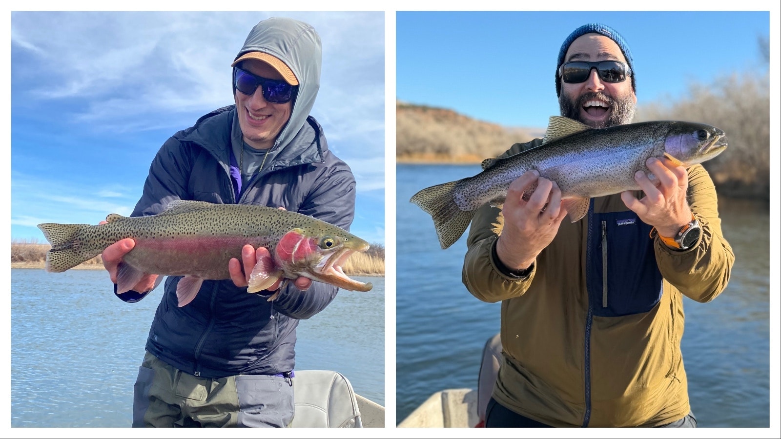 Left, float fishing on the Big Horn River never really stopped this winter, and the spring angling rush has already started. Right, the flush, or release of water from upstream dams, is set to start on the North Platte River. It’s considered to be the kick-off of peak fishing season.