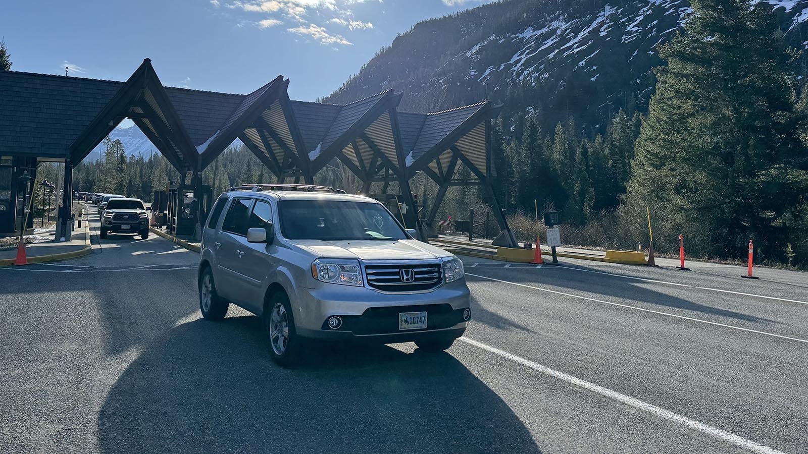 Opening day at the East Entrance at Yellowstone National Park on May 3, 2024. The National Park Service will install two new webcams at the East Entrance by May 2, 2025, when the summer season begins.