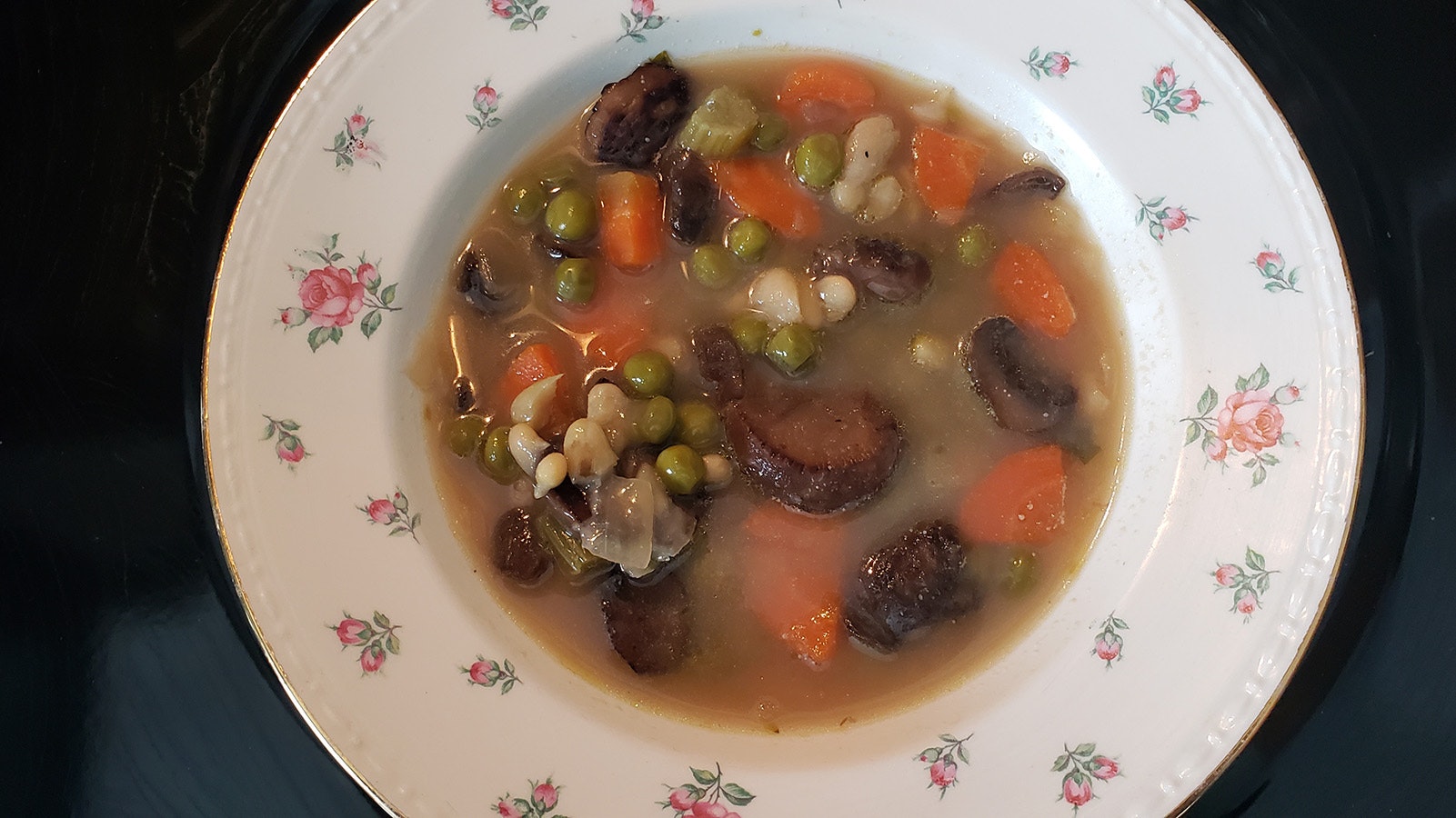 Soup made from produce from an Eat Wyoming veggie box.