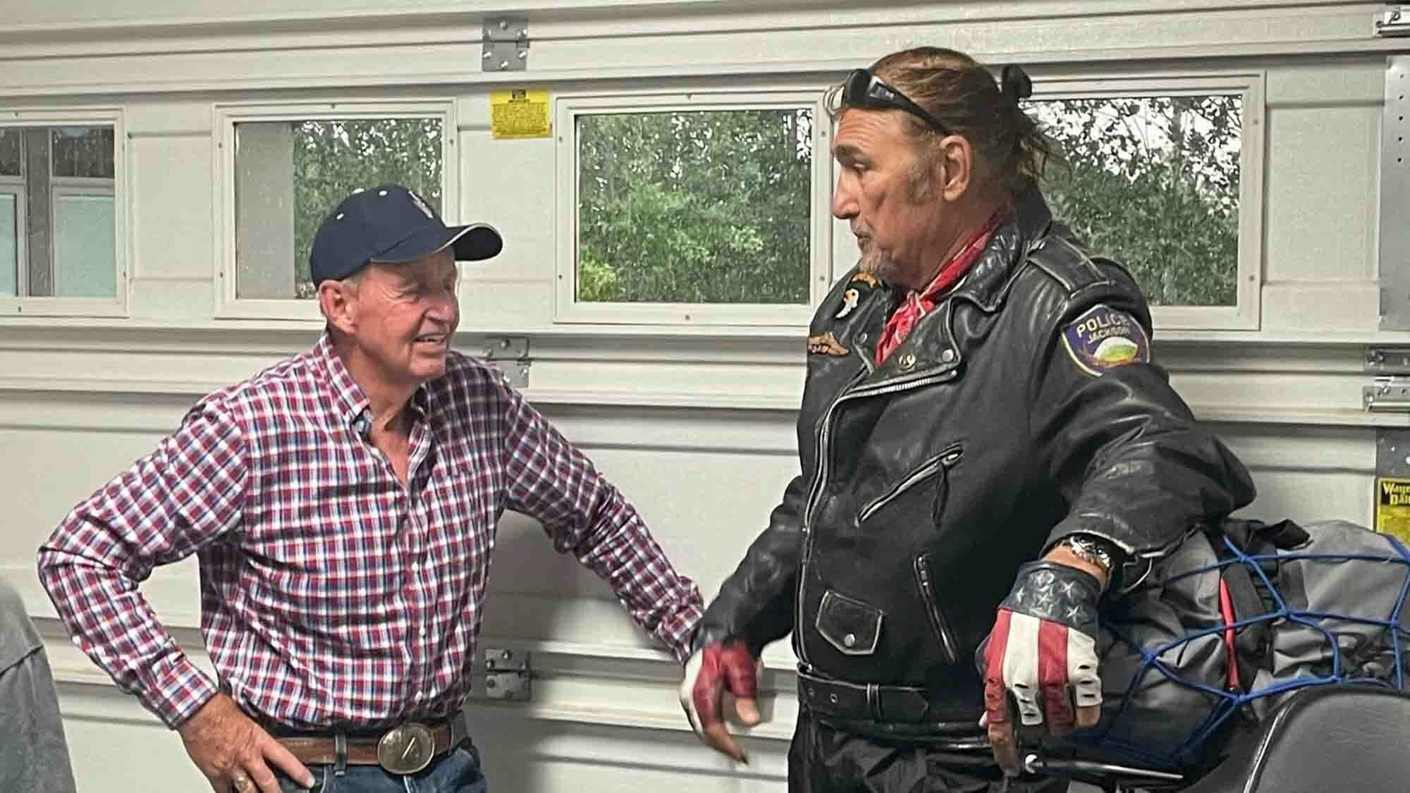 State Sen. Ed Cooper (left), Nashville musician Bobby Randall (right)