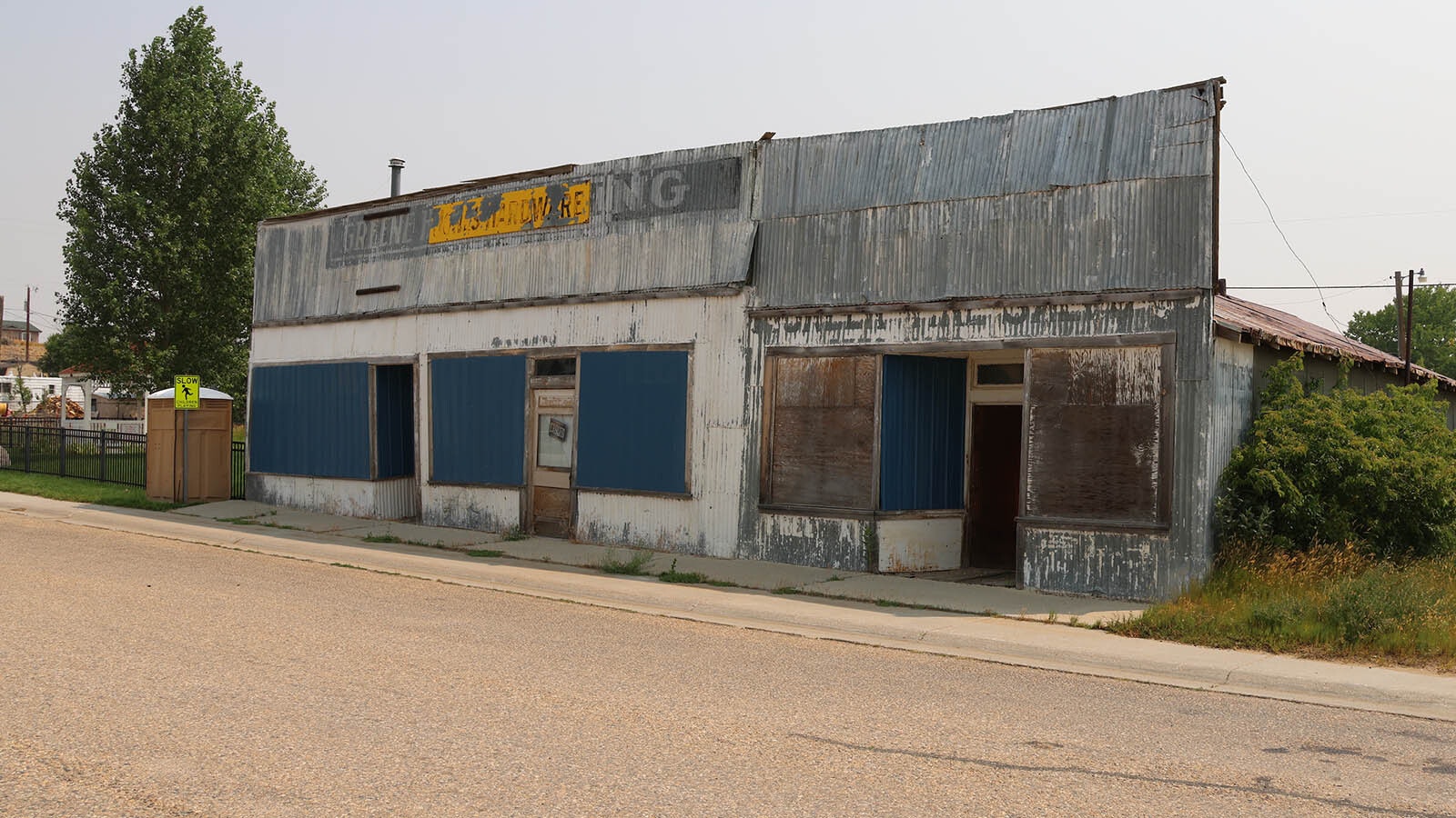 An old hardware store in Edgerton was recently purchased by the mayor and his wife. They hope to fix up the exterior to improve the downtown or if its structurally deficient, demolish it.