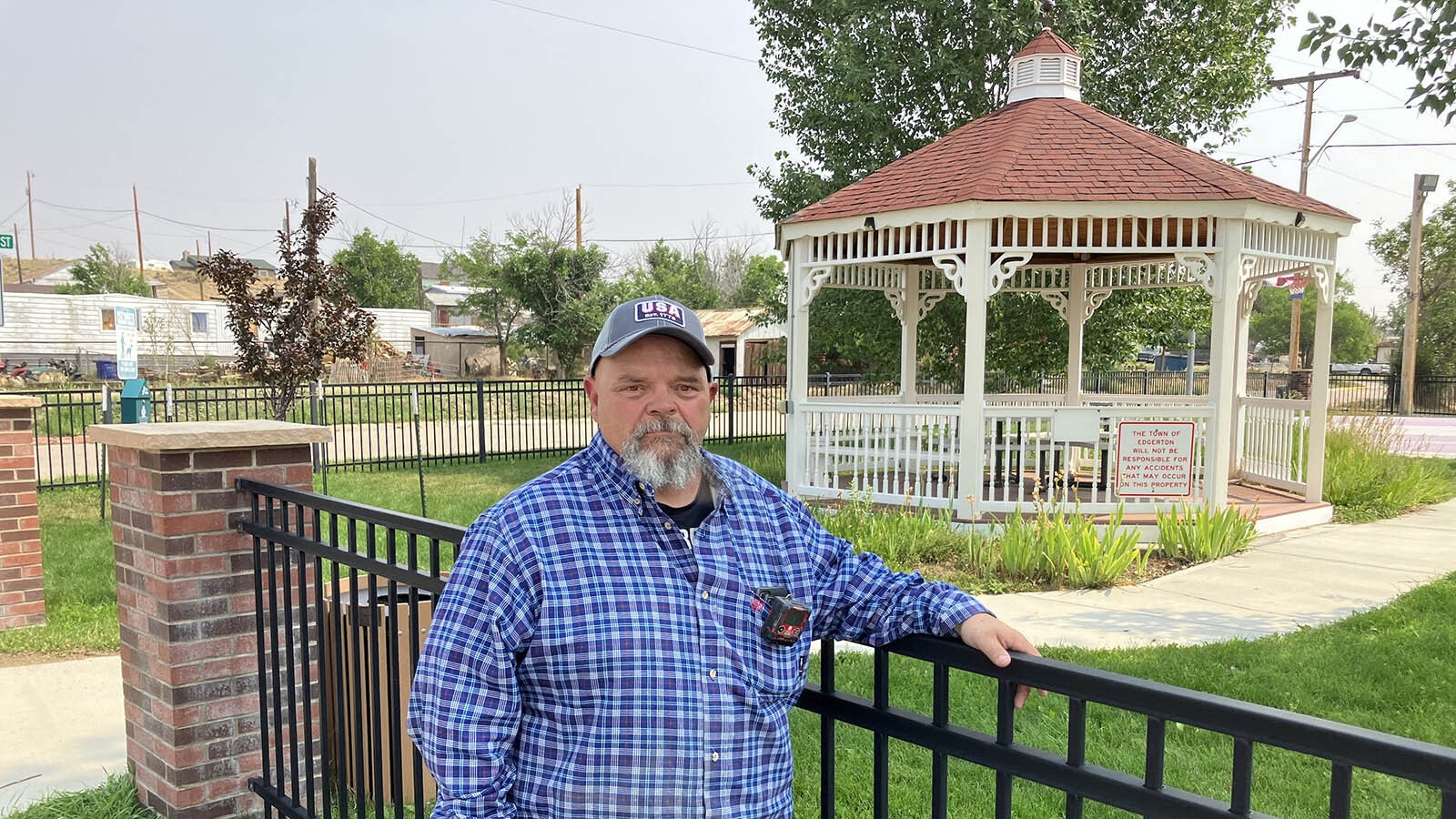 Edgerton Mayor Victor Paul Brow was elected in May. He is actively trying to encourage residents to clean up their homes and hopes to plant more trees in the town.