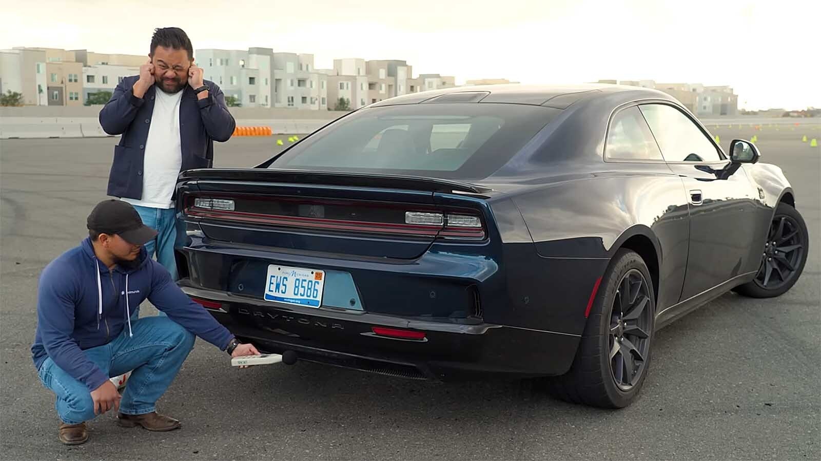 The electric Dodge Charger even reproduces the sound of a muscle car with an option for artificial engine noise. When revved, it reaches more than 125 decibels, but muscle car enthusiasts are mixed on whether the sound is authentic.