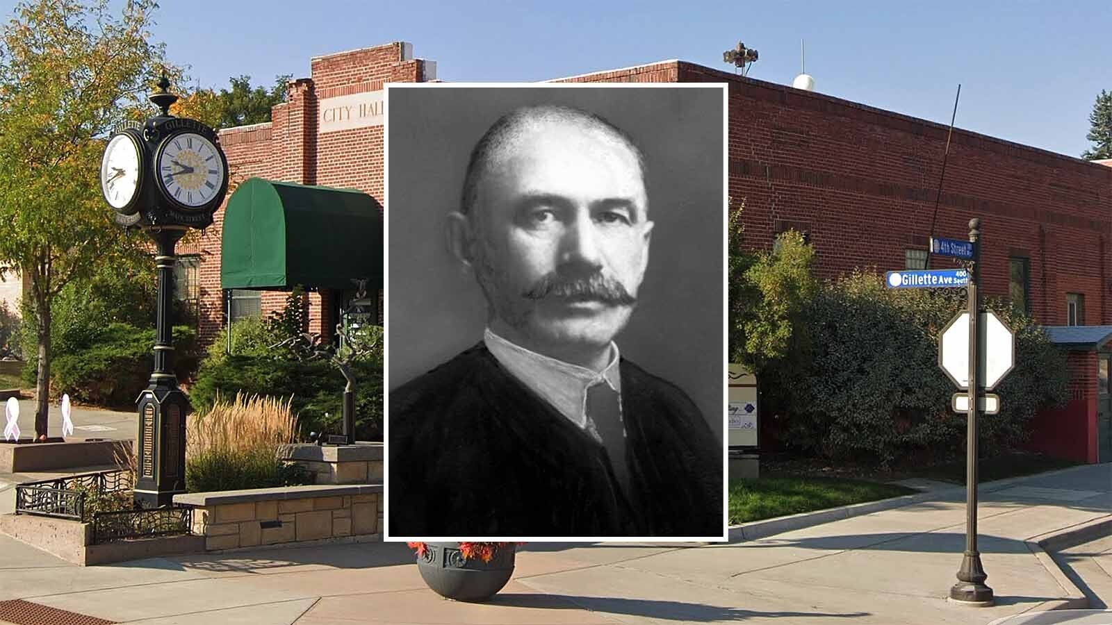 Surveyor Edward Gillette saved a railroad thousands of dollars by rerouting tracks near Donkey Creek in northeast Wyoming, and the grateful company named the new town of Gillette after him. But he never lived there, instead later settling in Sheridan.