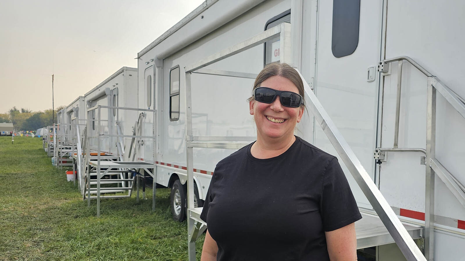 Chris Ferner helps make the mapping magic happen. She's part of the team that daily updates the footprint of the Elk Fire.