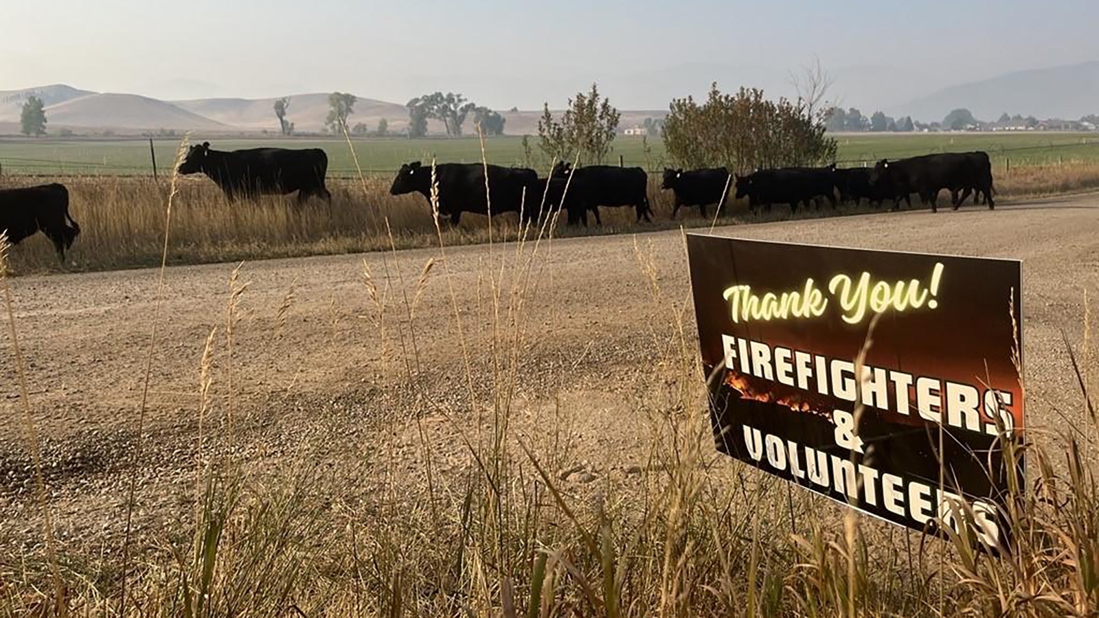 Locals around Dayton, Parkman and western Sheridan County are showing their appreciation for the hundreds of firefighters and support personnel fighting the Elk Fire.