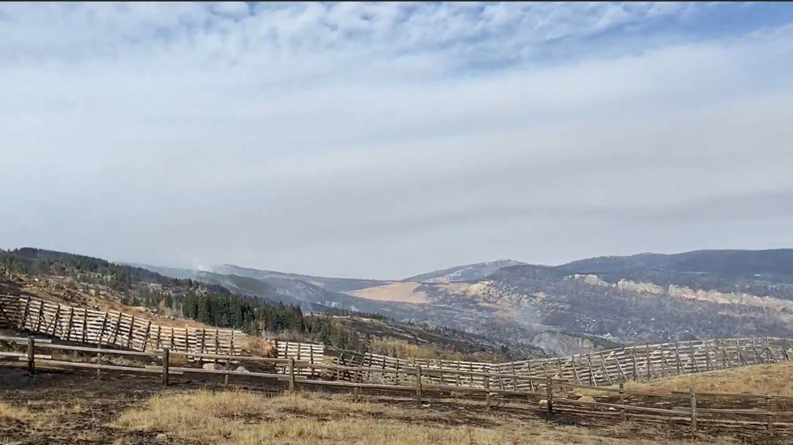 A drive along Highway 14 to see the aftermath of where the Elk Fire has burned across the face of the Bighorn Mountains in northern Wyoming shows the magnitude of how the fire has impacted the landscape.