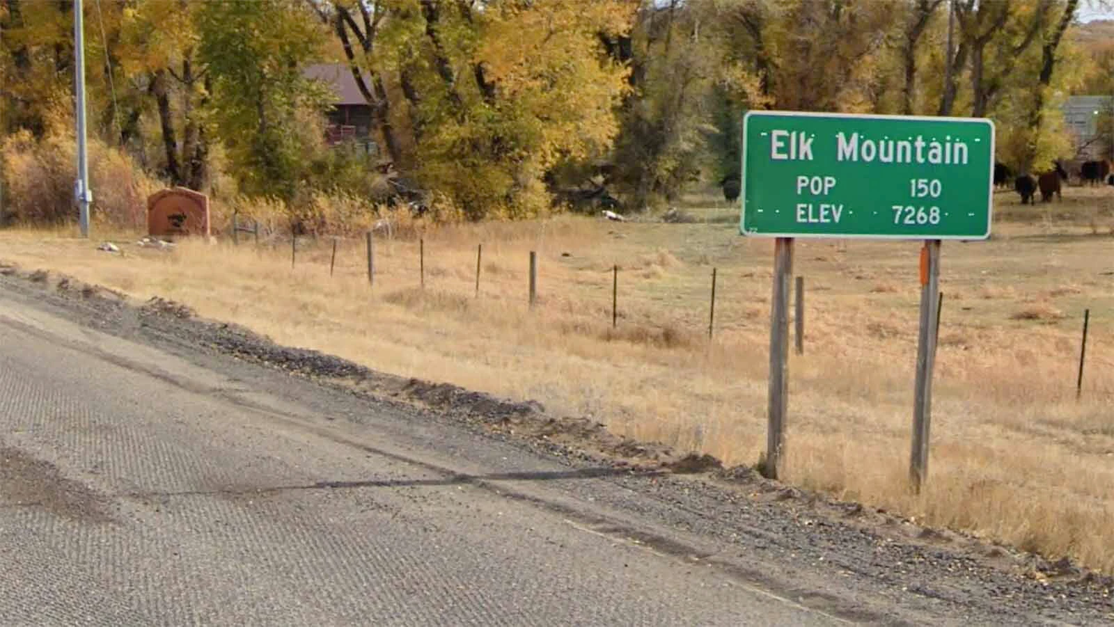 Elk Mountain Green Sign google 8 16
