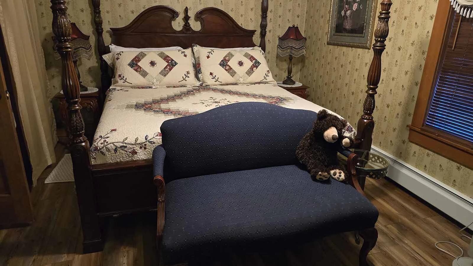 The John Evans suit at the elk Mountain Hotel.