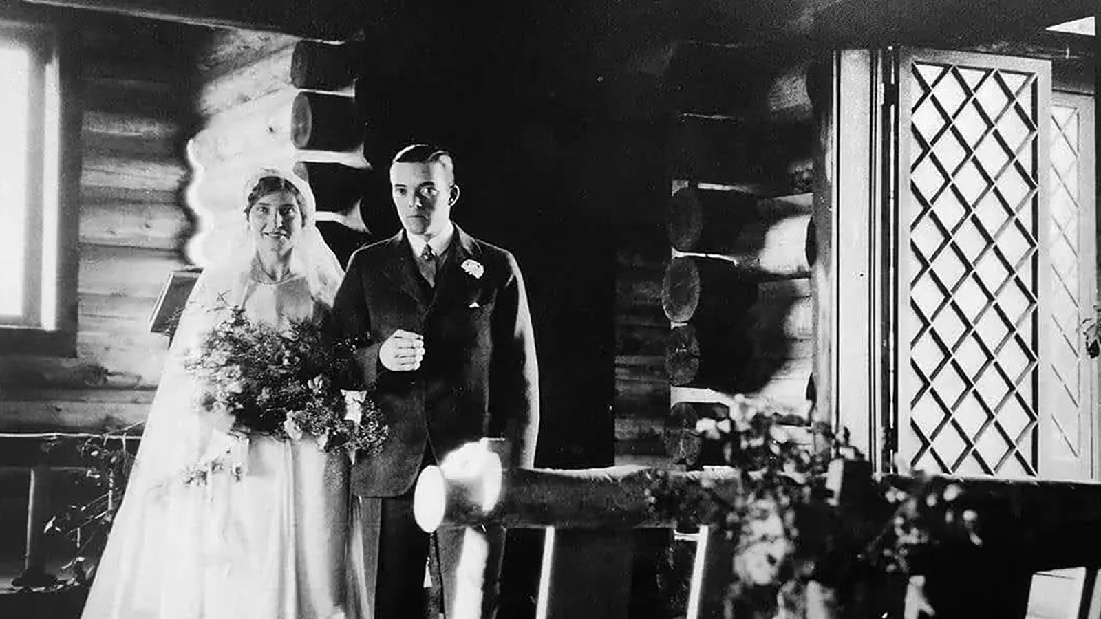 Ellen M Jones and Jack Dornan were the first couple to be married in the chapel.