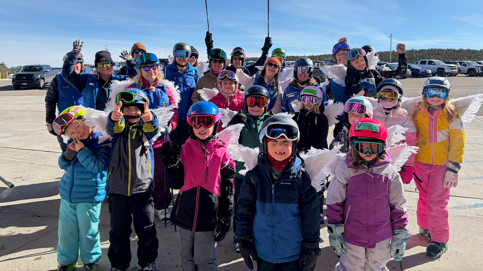 Kelli and Chauncy Johnson returned to Hogadon Ski Resort in Casper, Wyoming, this month to honor the memory of their five year old daughter, Elise, who lost her life in 2010 when a speeding snowboarder hit her going at least 50 mph. The snowboarder was also killed and Kelli had a traumatic head injury. The couple have started a foundation in Elise’s memory to prevent future tragedies on the slope by raising awareness of riding safely.