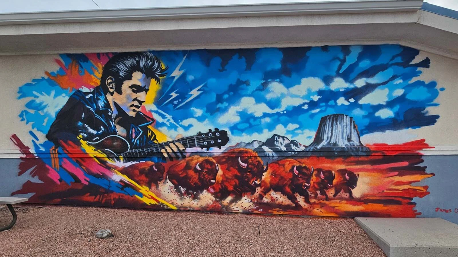 Nearly 50 years after his death, Elvis remains forever 25 and the King of Rock ‘N’ Roll at the corner of East Lincolnway and Campbell Avenue in Cheyenne — despite never performing here.