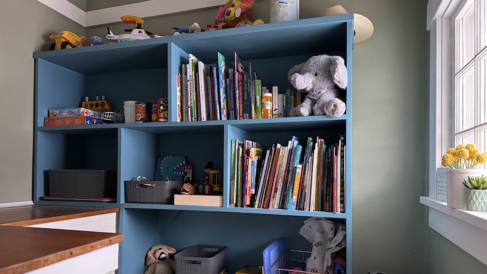 Emergency care foster parent Abby Roich said she tries to provide a space for the little ones she cares for to feel safe and love. She has a special “nook” in the guest room for foster children to explore that has toys and books.