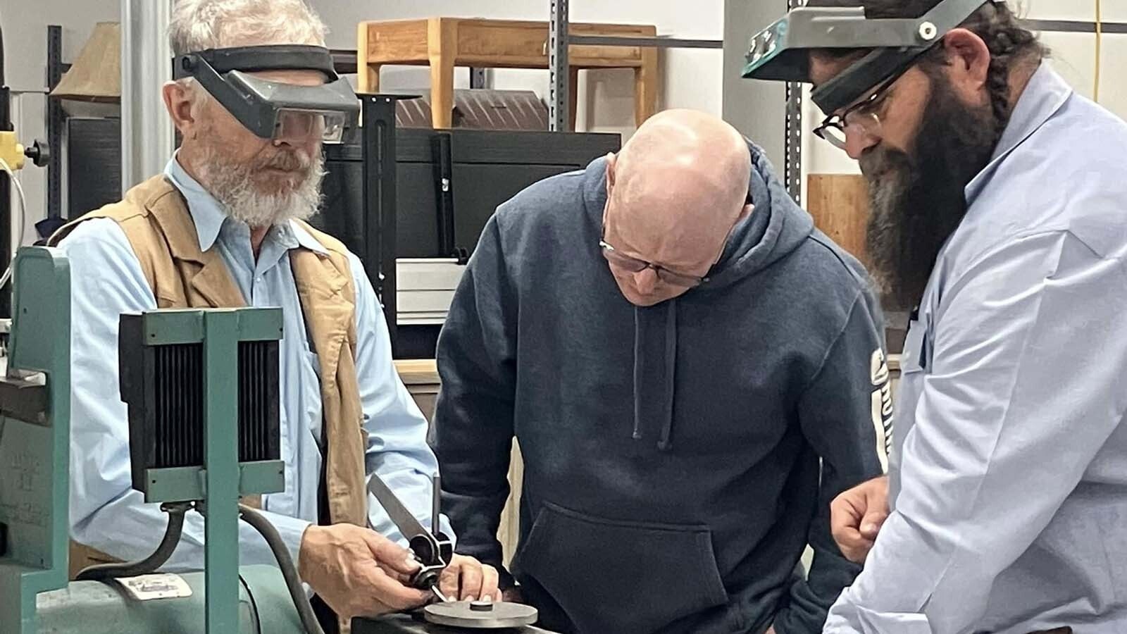 Silversmith Ernie Marsh of Lovell, Wyoming, believes in paying it forward. Since his early days of silversmithing, he has sought to help others learn the trade and has been an advocate for teaching trade secrets to anyone willing to learn.