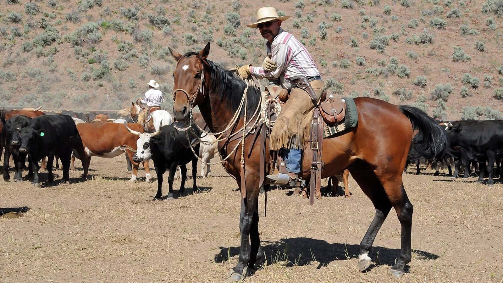 Before becoming a full-time silversmith, Ernie Marsh and his family spent years on the ranch, working cattle in Oregon and other parts of the United States before settling permanently in Lovell, Wyoming. It was these years of working as a cowboy that enabled Marsh to make useable spurs and bits rather than just decorative.