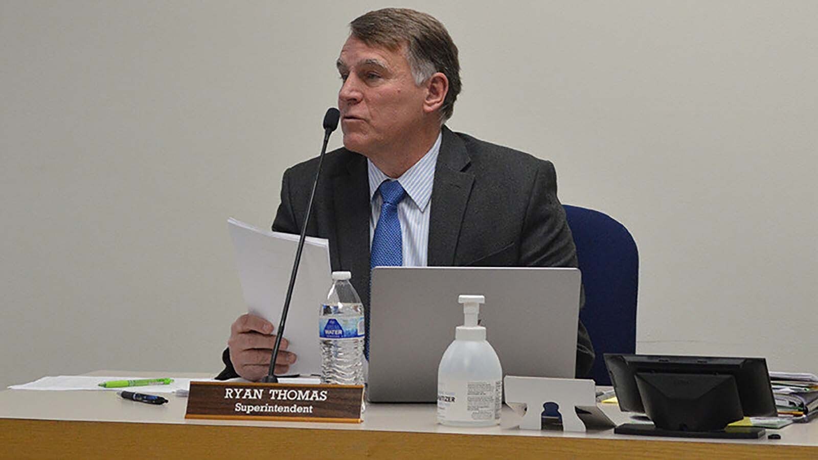 Uinta County School Distict 1 Superintendent Ryan Thomas says a new ban on cellphones in classrooms at Evanston High School is working so far.