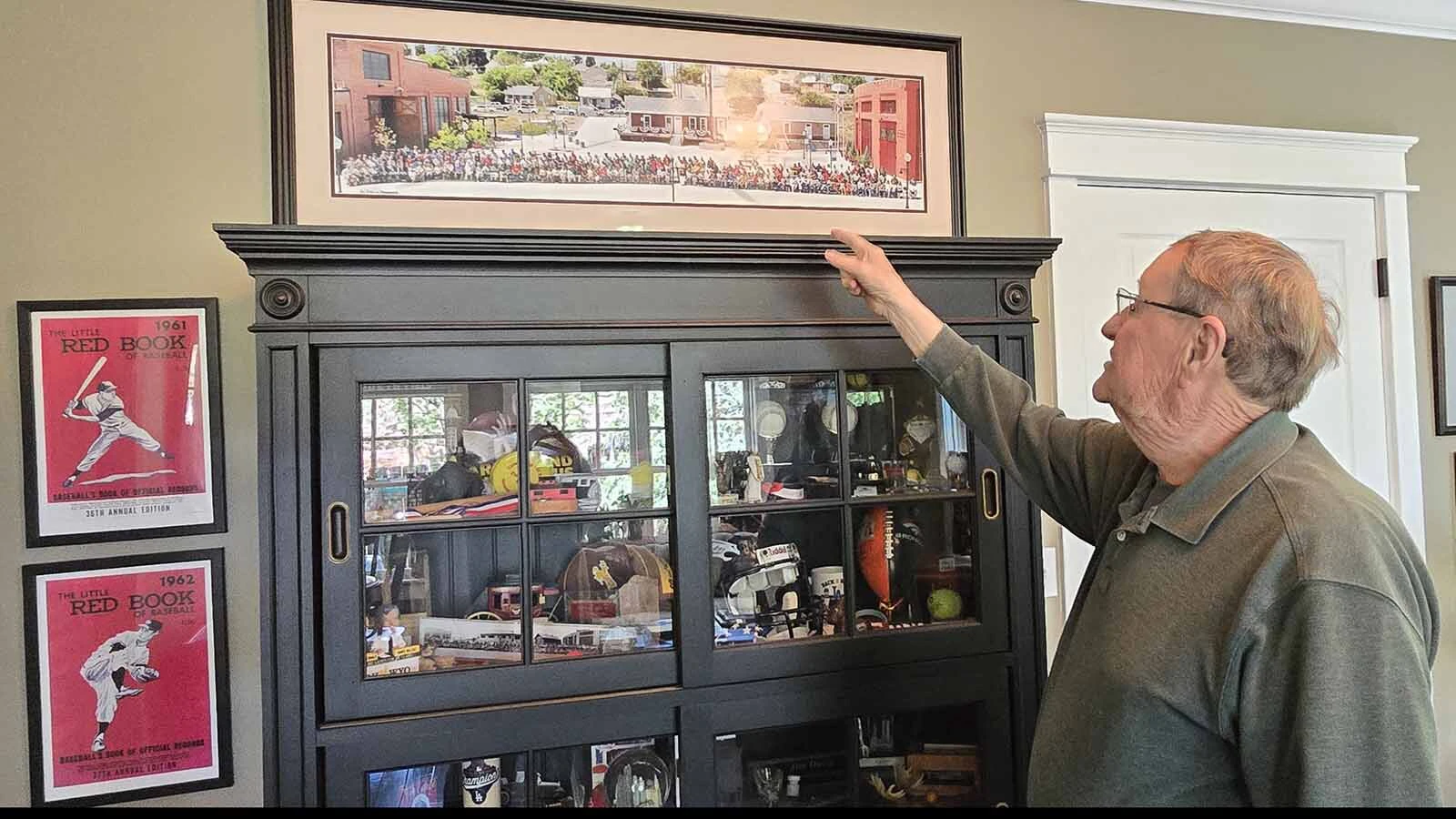 Jim Davis at his home in Evanston talks about Saving the Roundhouse.