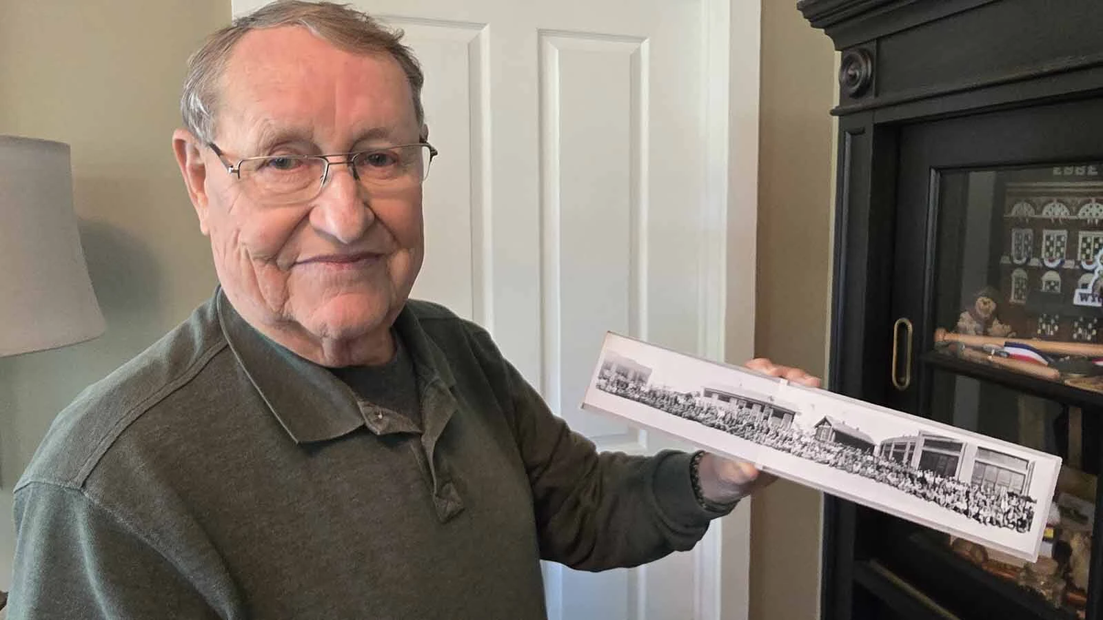 Jim Davis at his home in Evanston talks about Saving the Roundhouse.