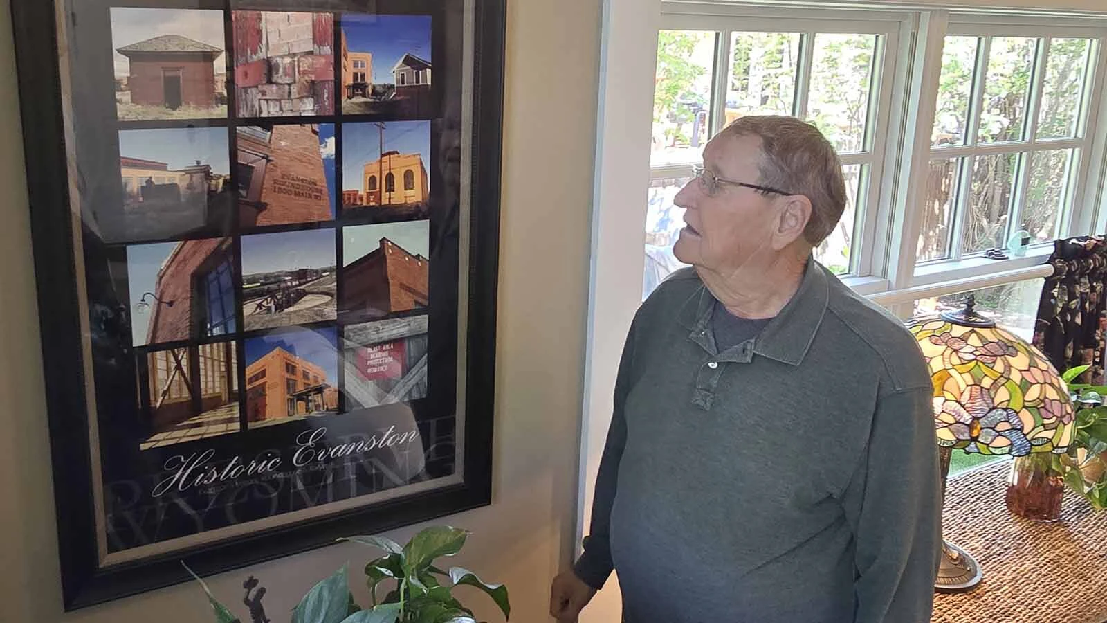 Jim Davis at his home in Evanston talks about Saving the Roundhouse.
