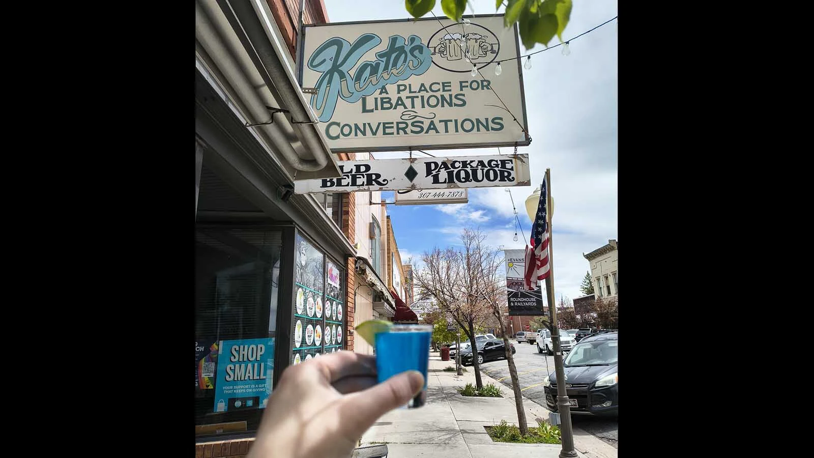 Kate's Bar is one of the Evanston watering holes that serves a lot of Utah residents who come across the state line to drink in Wyoming.