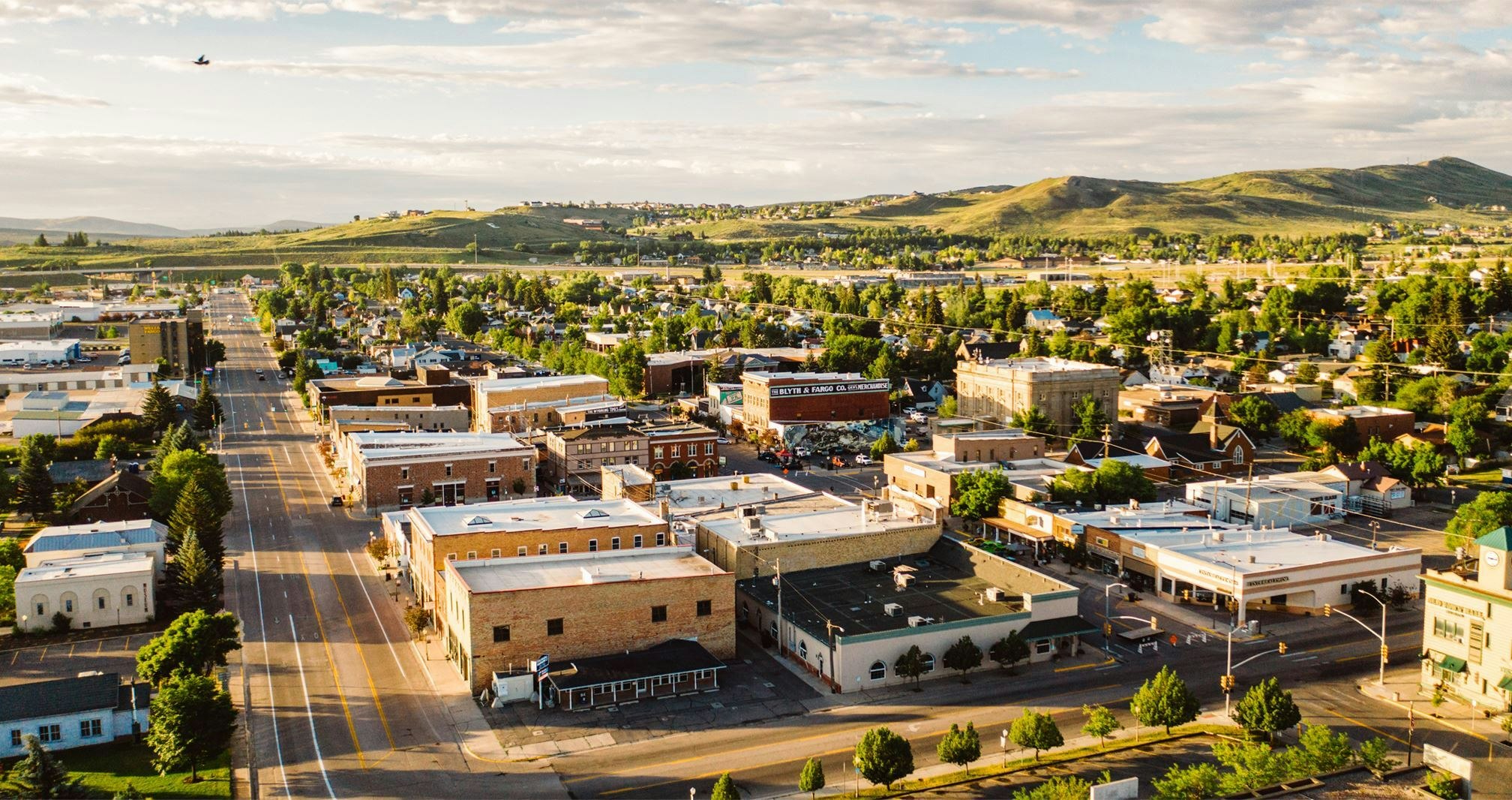 Evanston, Wyoming, is starting to see spillover from being on the Wyoming/Utah border. Utah is the nation's fastest-growing state.