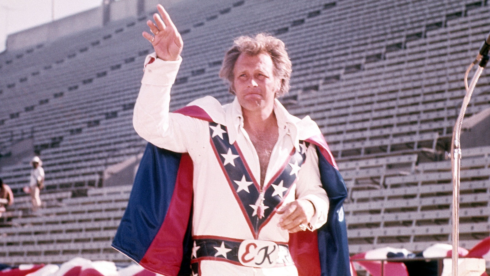 Evel Knievel pushed the boundaries on many levels as America's first bad boy daredevil.