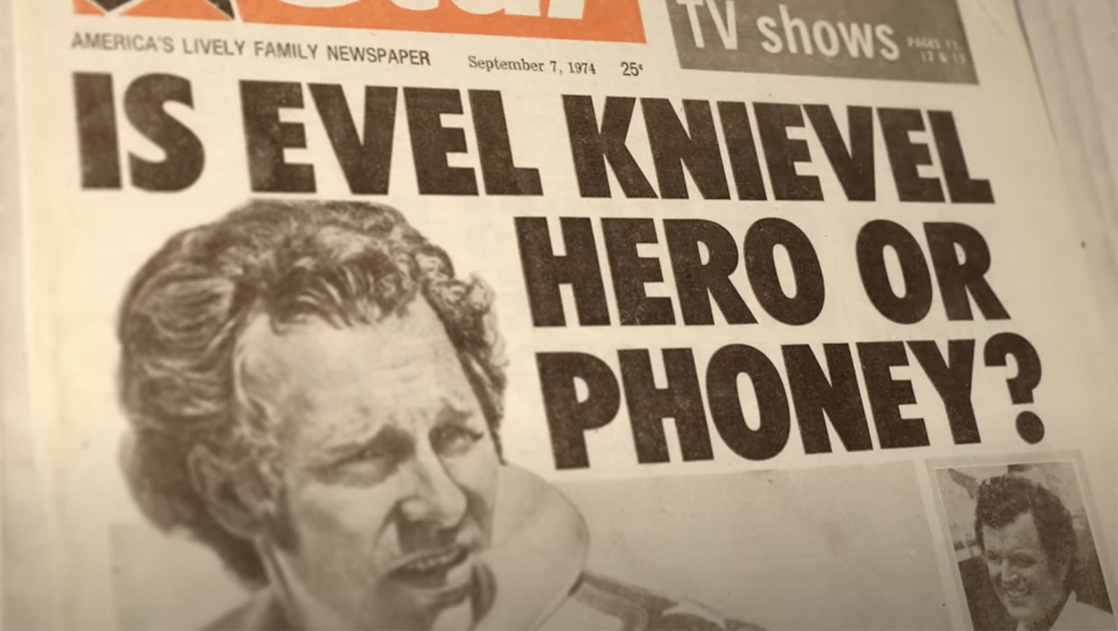 Evel Knievel was lambasted by media after his failed Snake River jump.