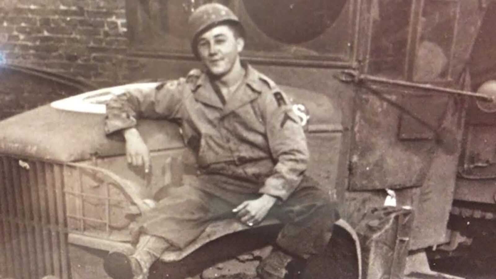 Everett Mann was a driver during his World War II years in Europe.