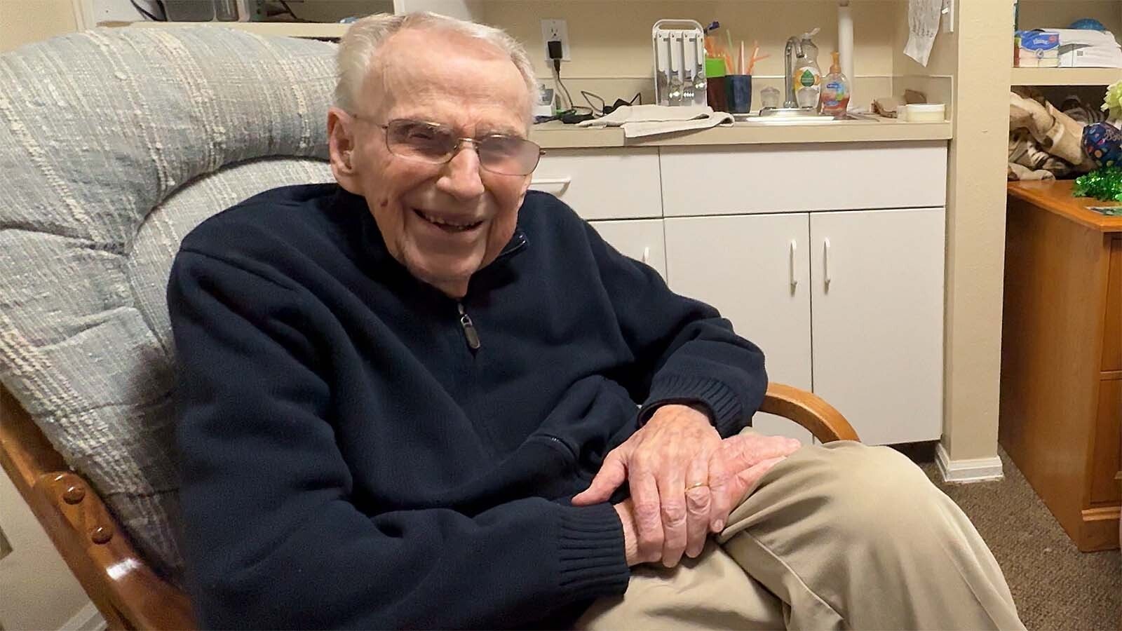 Everett Spackman of Laramie, Wyoming, has seen a lot over his 100 years of life. He served in two wars, and remembers the Great Depression, the moon landing and paying $6 for a beat-up Model T Ford when he turned 16.