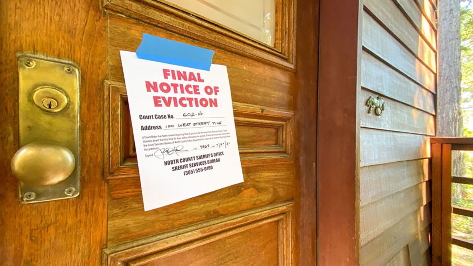 Eviction notice 1 3 26 24