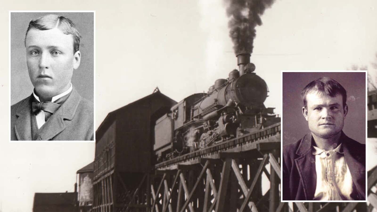 Some modern history sleuths believe Butch Cassidy, right, died when he blew himself up with dynamite in 1900. Nope, says a prominent historan. That was Cassidy's cousin, Robert Parker Heap, left, not the infamous outlaw.