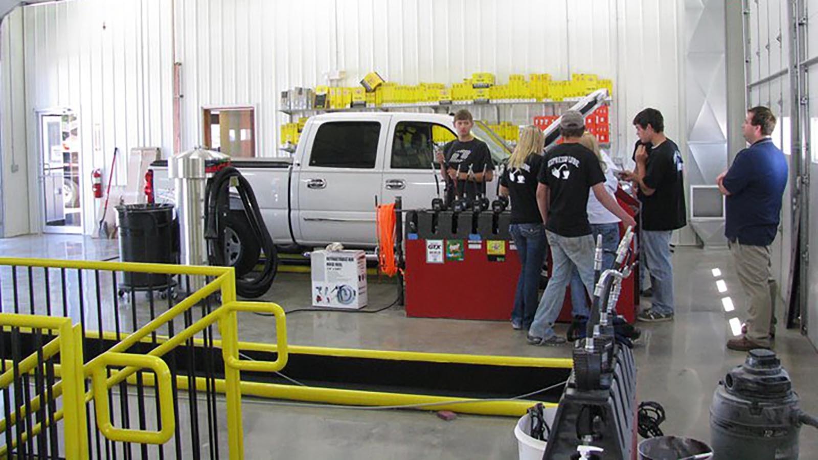 Expresso Lube in Gillette, Wyoming, is much more than a place to get your oil changed. It's also a cafe that serves breakfast and lunch, and is a comfortable place to wait for your vehicle.