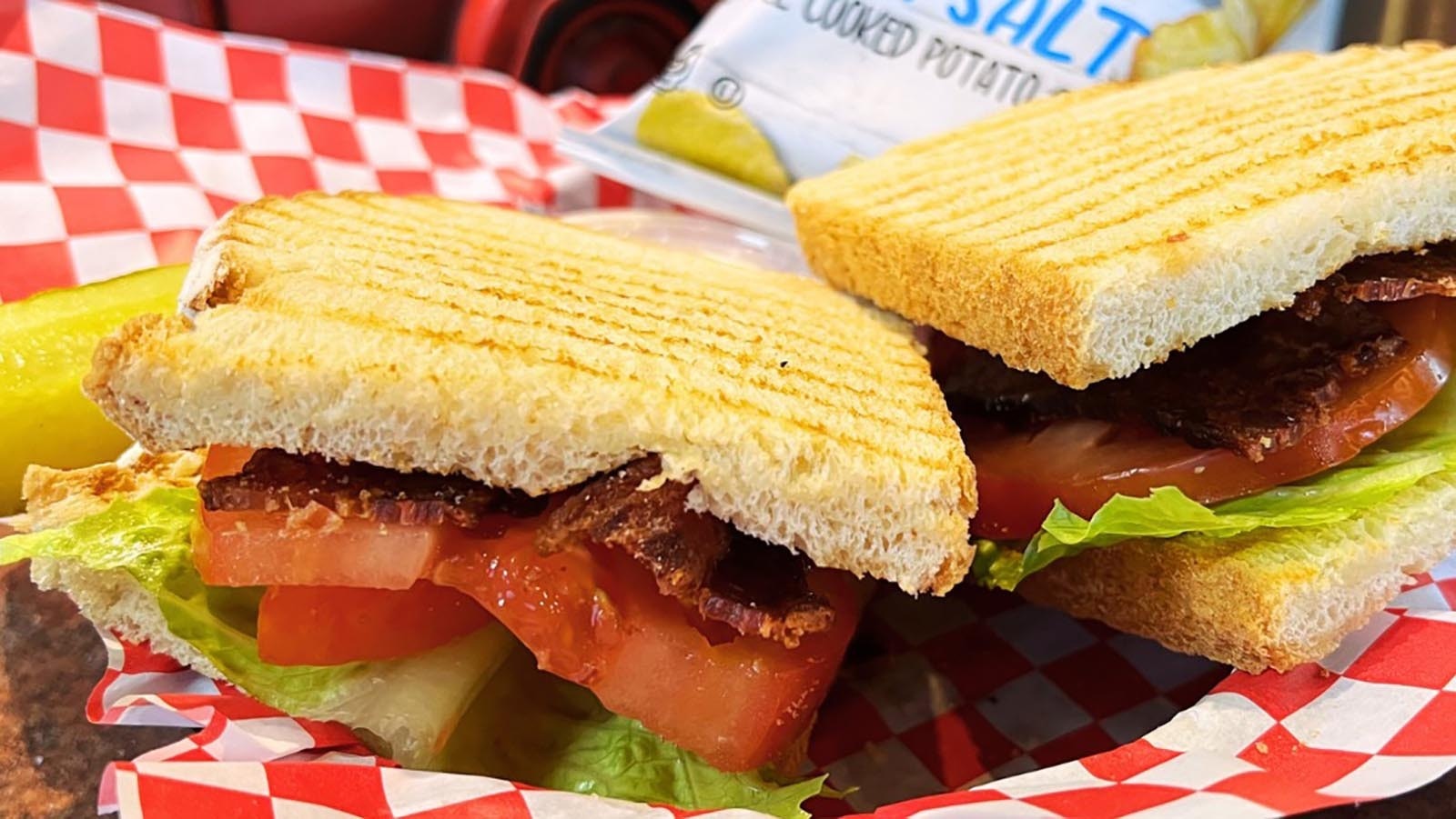 The BLT at Expresso Lube in Gillette, Wyoming.