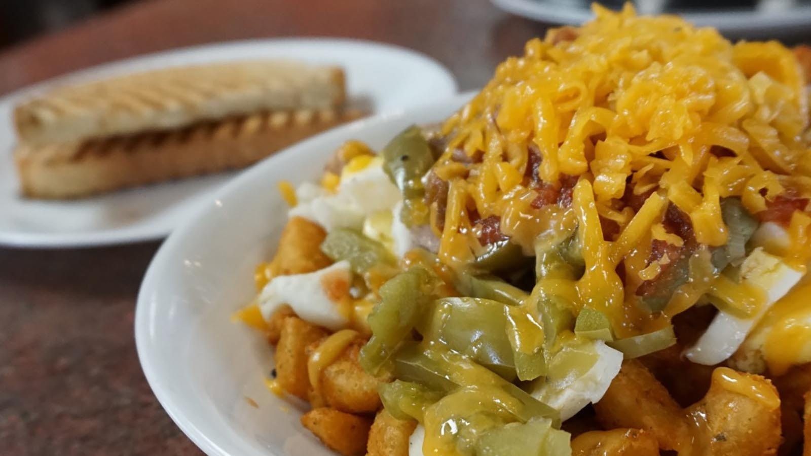 A hot and hearty breakfast at Expresso Lube in Gillette, Wyoming.