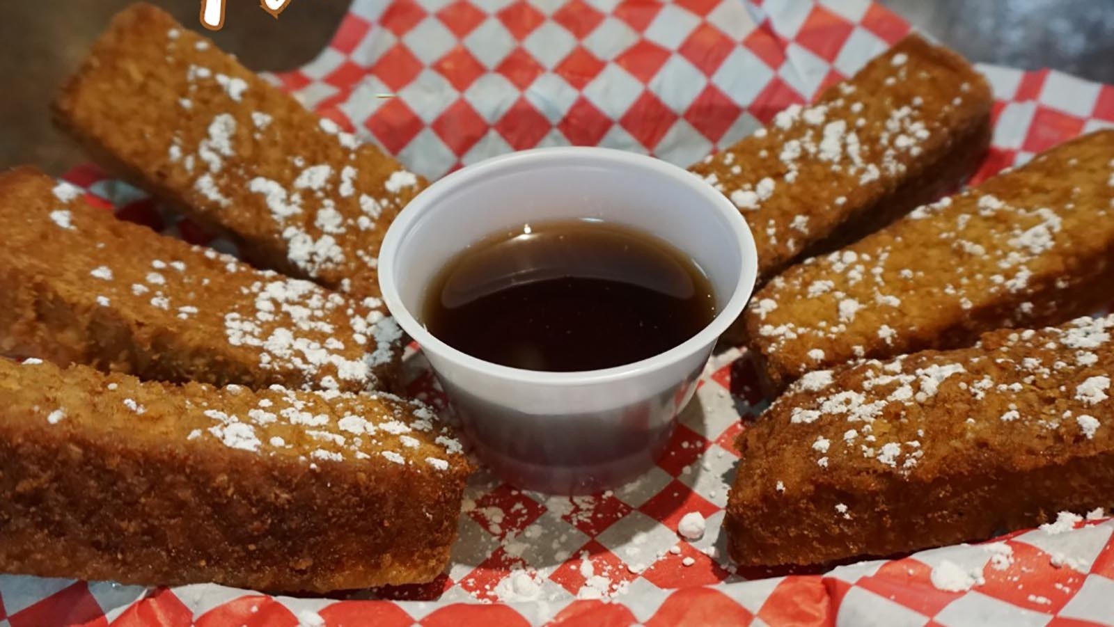 French toast sticks at Expresso Lube in Gillette, Wyoming.