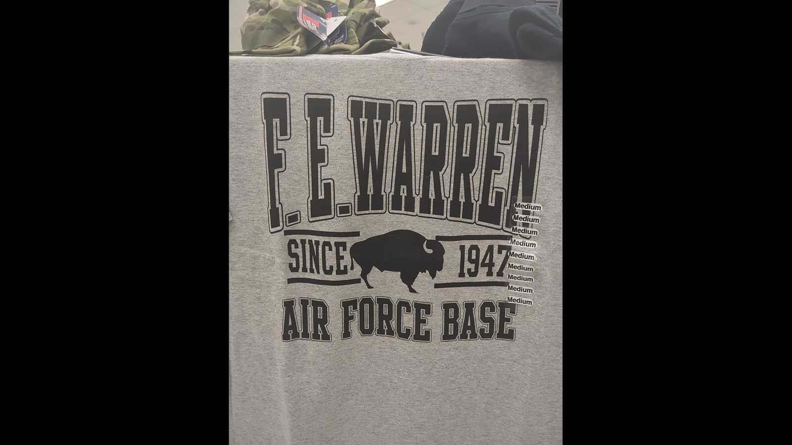 T-shirts ordered for the F.E. Warren Base Exchange store in Cheyenne accurately depict a bison. But an order of shirts calling for “antelope” came back with a silhouette of an African greater kudu antelope, not a Wyoming pronghorn.