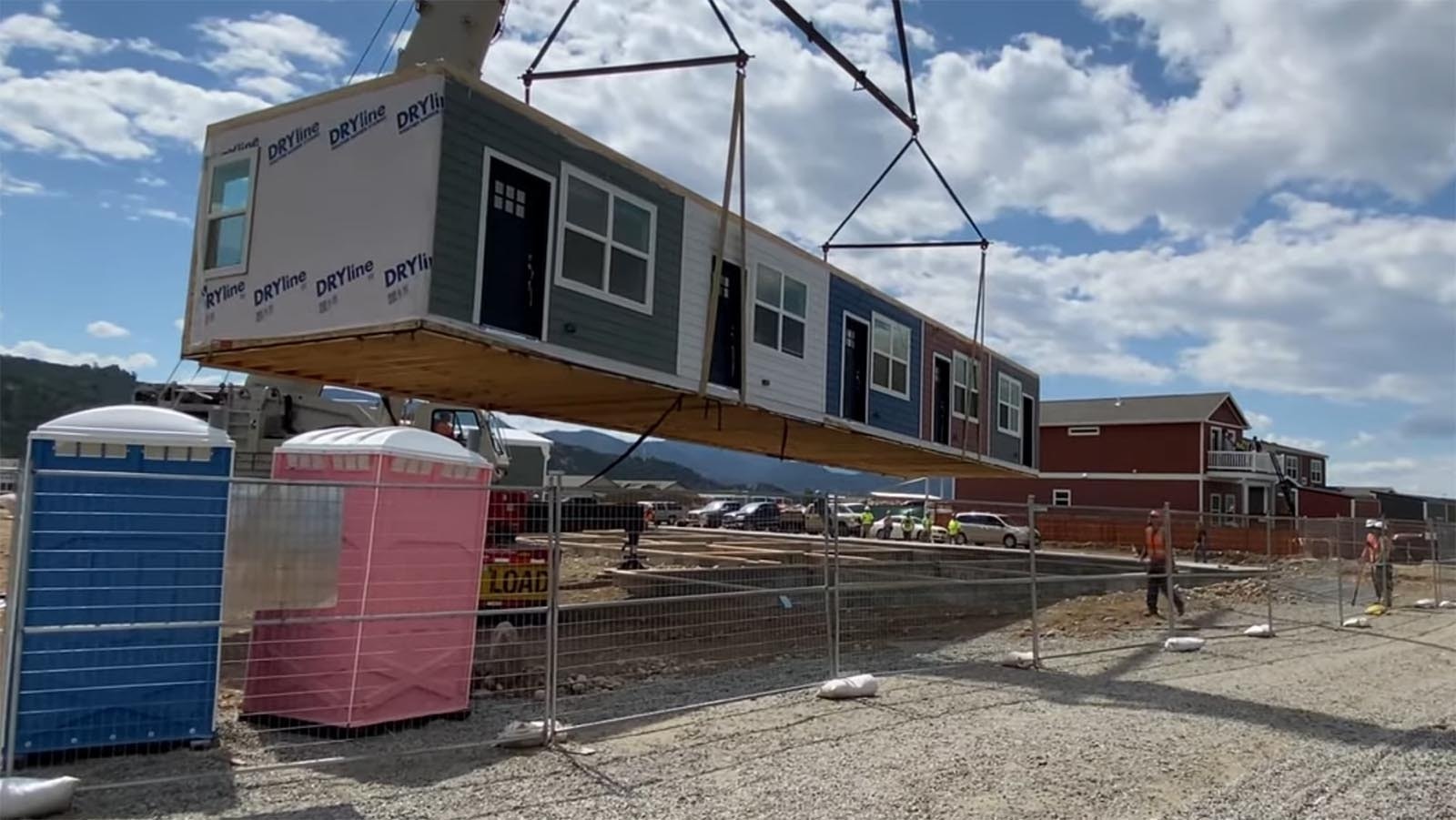 Colorado-based Fading West makes modular homes and delivers them on site for quick setup. The company thinks it can help with an expected housing crunch in Kemmerer, Wyoming.