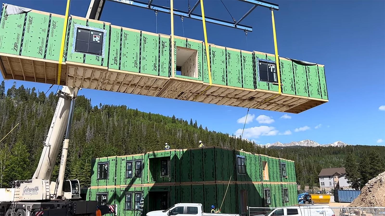 Colorado-based Fading West makes modular homes and delivers them on site for quick setup. The company thinks it can help with an expected housing crunch in Kemmerer, Wyoming.