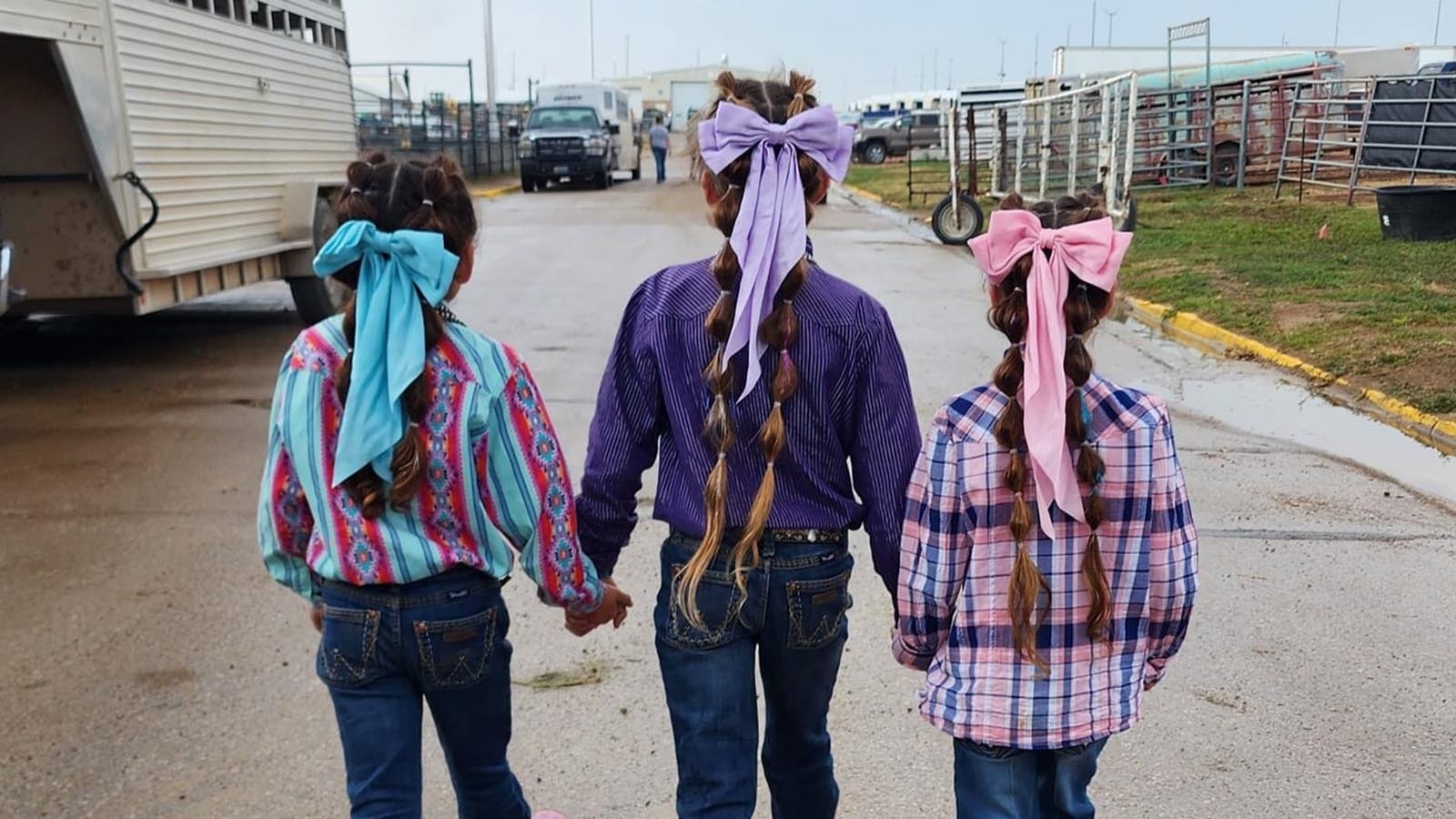 It's a wrap for the Elkin girls as they leave the fairgrounds Sunday after a long week of competitions.