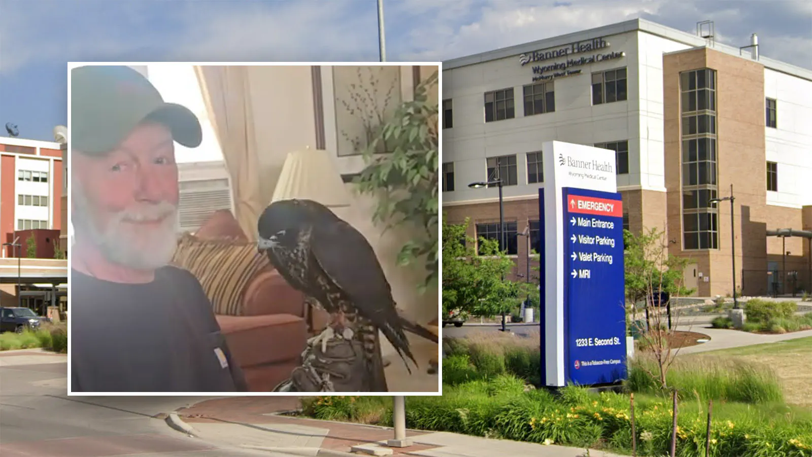 Jim Osborne of Casper had given up hope of ever seeing his beloved falcon, named Kevin, after the raptor went missing for a week. He was “practically in tears” reuniting with the bird when Kevin turned up at a local hospital.