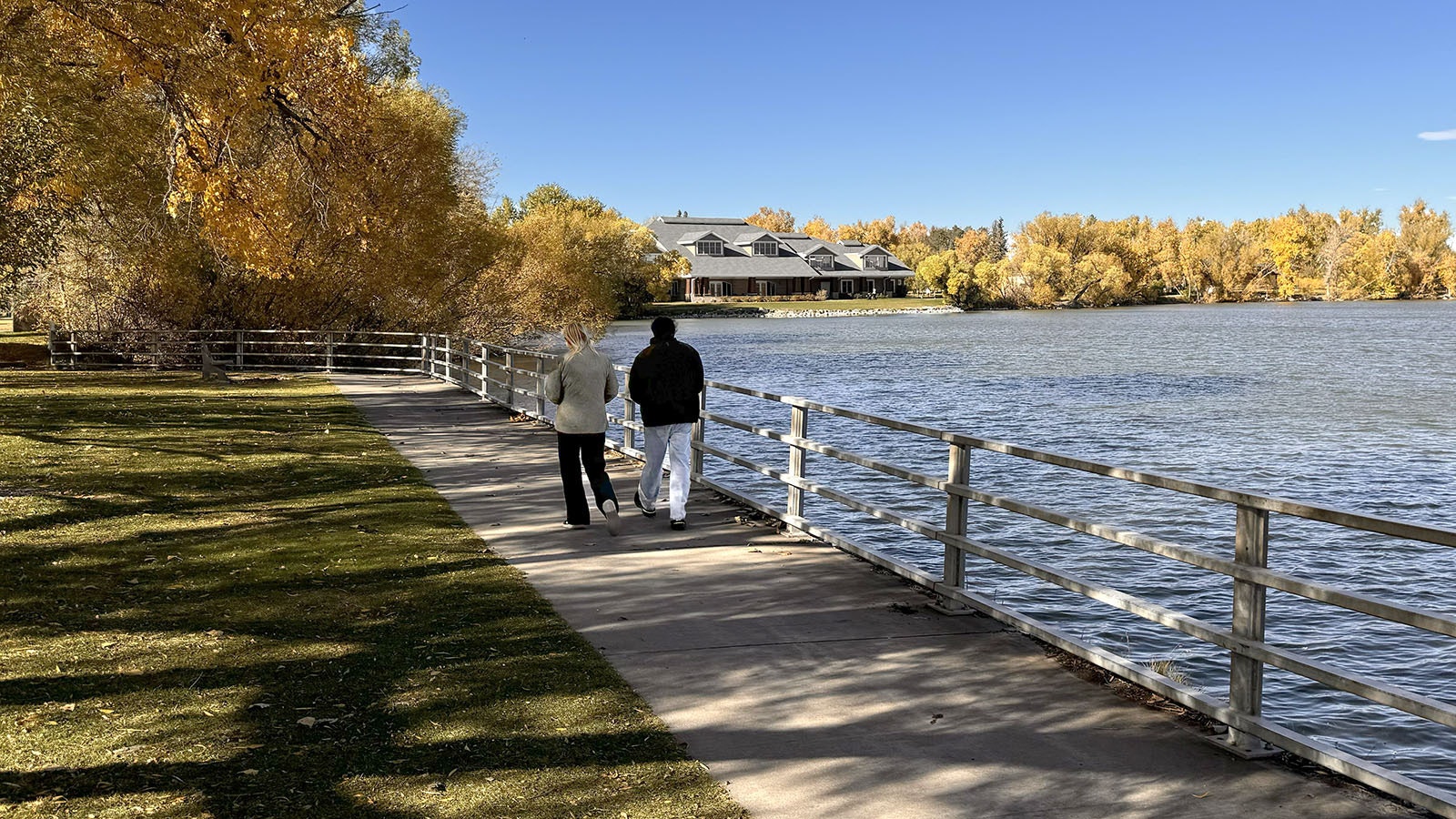 After a cold front moved through much of Wyoming near the end of last week, meteorologist Don Day says to expect "roller coaster" weather for the rest of October, and a chilly Halloween. It was near 70 in Cheyenne on Monday, and people were out enjoying the sun at Sloan Lake.