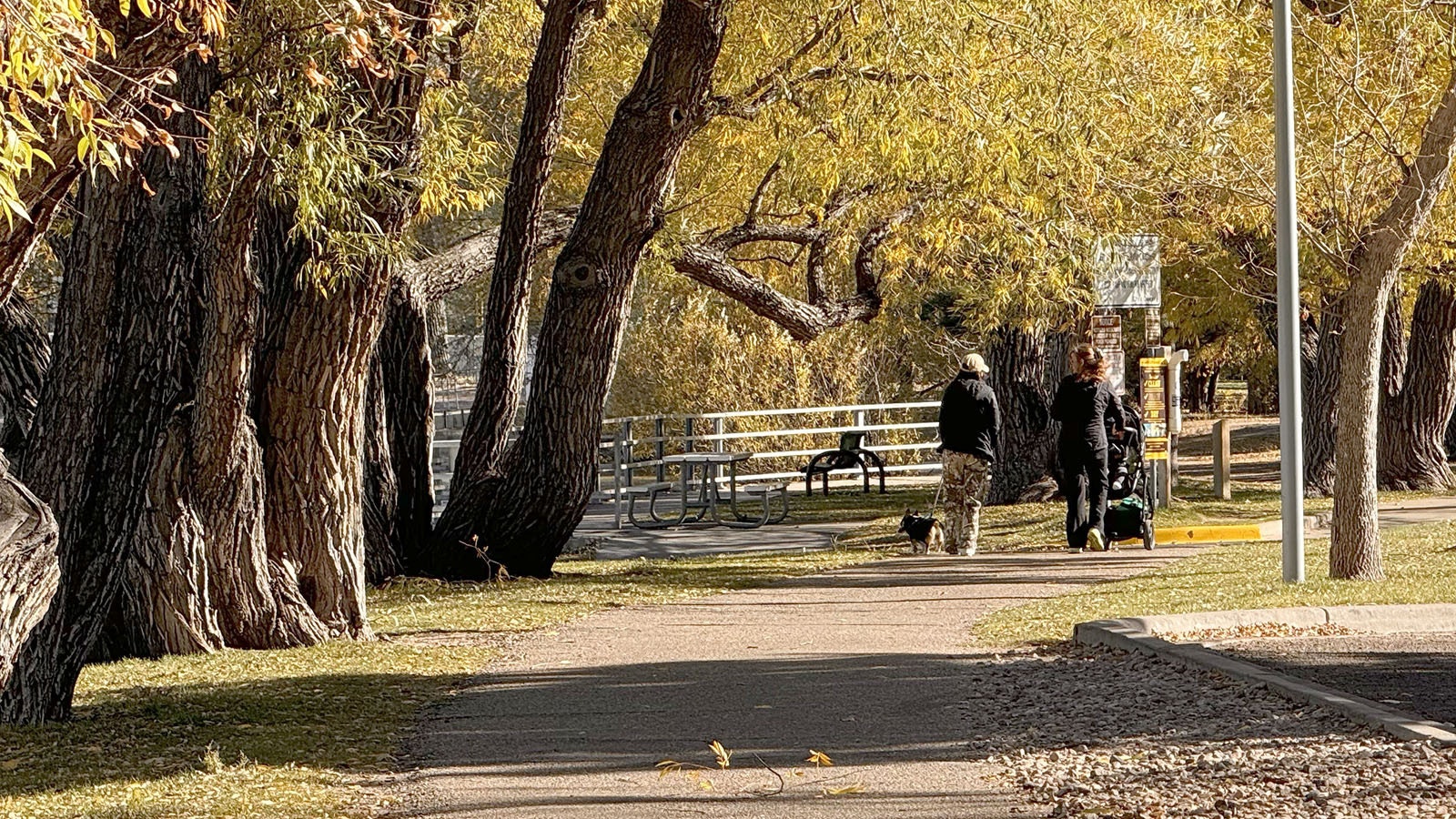 After a cold front moved through much of Wyoming near the end of last week, meteorologist Don Day says to expect "roller coaster" weather for the rest of October, and a chilly Halloween. It was near 70 in Cheyenne on Monday, and people were out enjoying the sun at Sloan Lake.