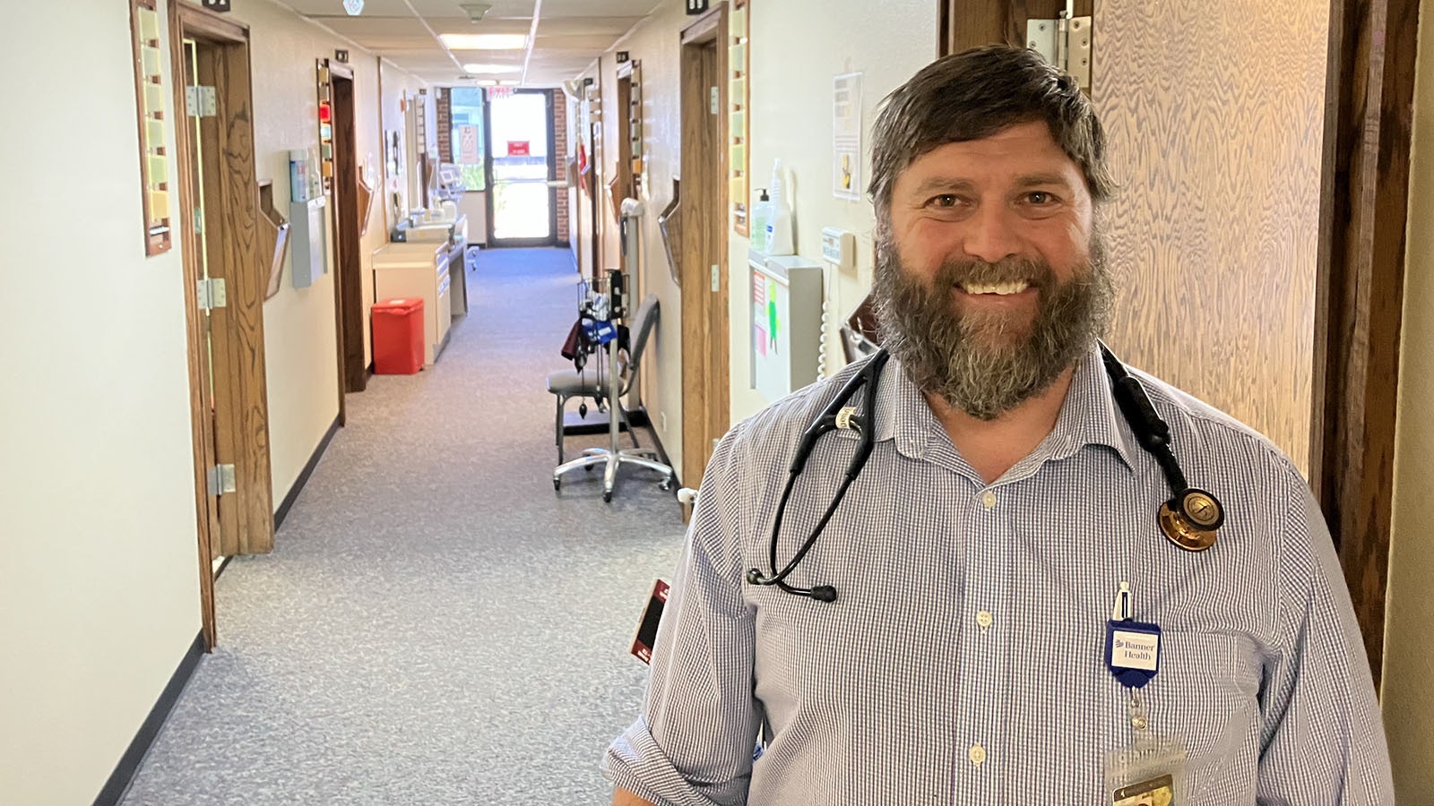 Second-year resident Dr. Alex Bergeron appreciates the rigorous training and plans to practice in Casper when he launches his professional career.
